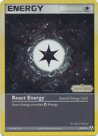 React Energy (82/92) (Stamped) [EX: Legend Maker] | Golgari Games