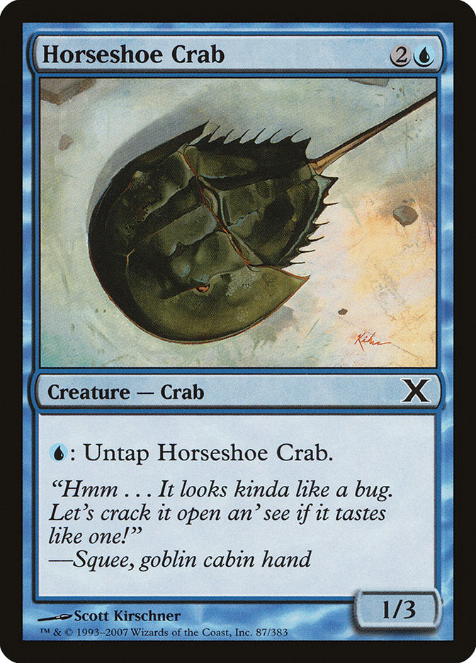 Horseshoe Crab [Tenth Edition] | Golgari Games