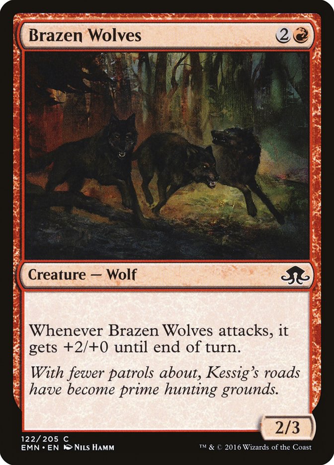 Brazen Wolves [Eldritch Moon] | Golgari Games