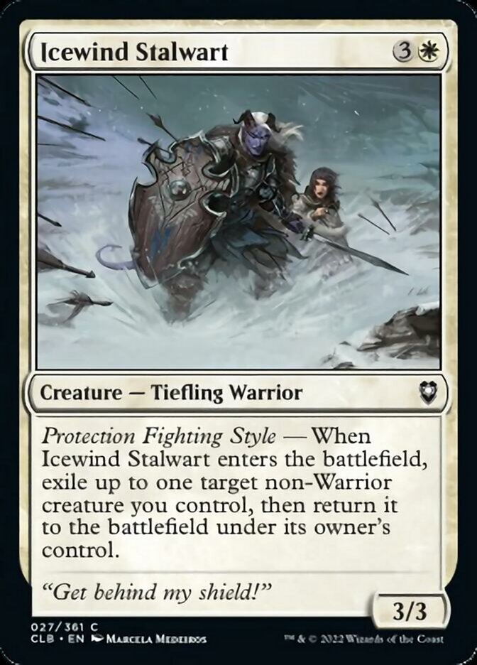 Icewind Stalwart [Commander Legends: Battle for Baldur's Gate] | Golgari Games