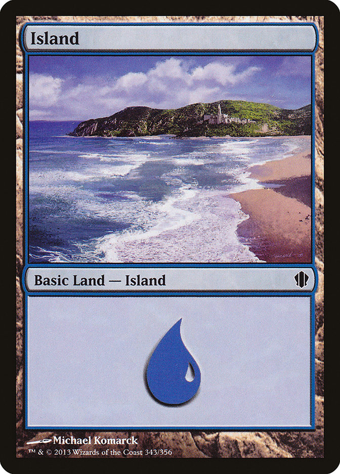 Island (343) [Commander 2013] | Golgari Games