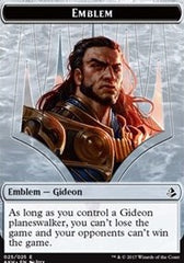 Gideon of the Trials Emblem // Zombie Double-sided Token [Amonkhet Tokens] | Local Legends