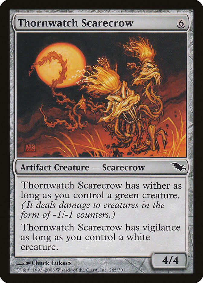 Thornwatch Scarecrow [Shadowmoor] | Golgari Games