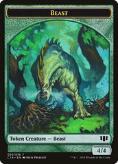 Elf Druid // Beast (020/036) Double-sided Token [Commander 2014 Tokens] | Golgari Games