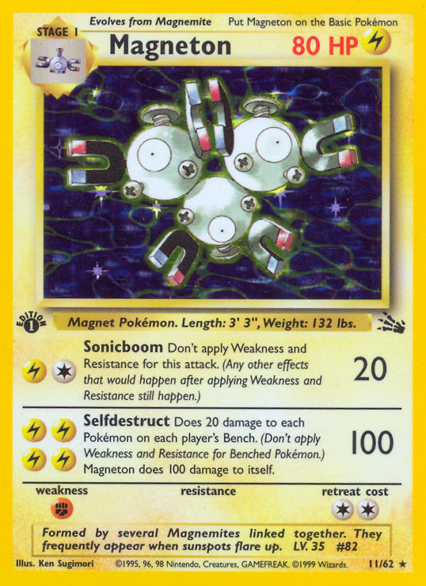 Magneton (11/62) [Fossil 1st Edition] | Golgari Games