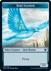 Bird Illusion // Beast (011) Double-sided Token [Commander 2020 Tokens] | Golgari Games