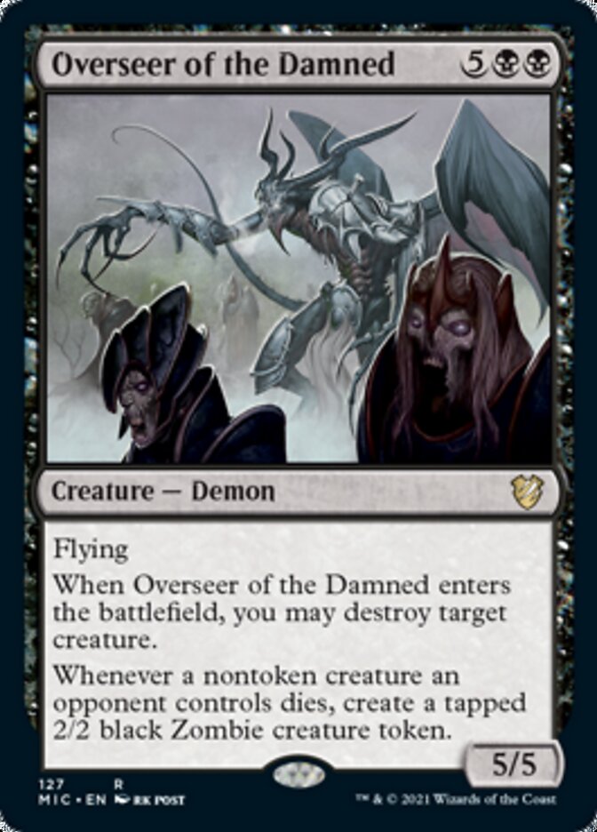 Overseer of the Damned [Innistrad: Midnight Hunt Commander] | Golgari Games