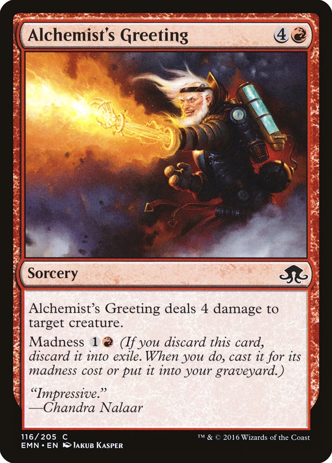 Alchemist's Greeting [Eldritch Moon] | Local Legends
