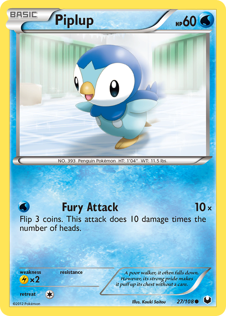 Piplup (27/108) [Black & White: Dark Explorers] | Golgari Games