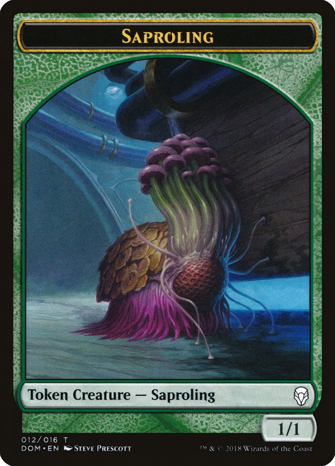 Saproling Token (012/016) [Dominaria Tokens] | Golgari Games