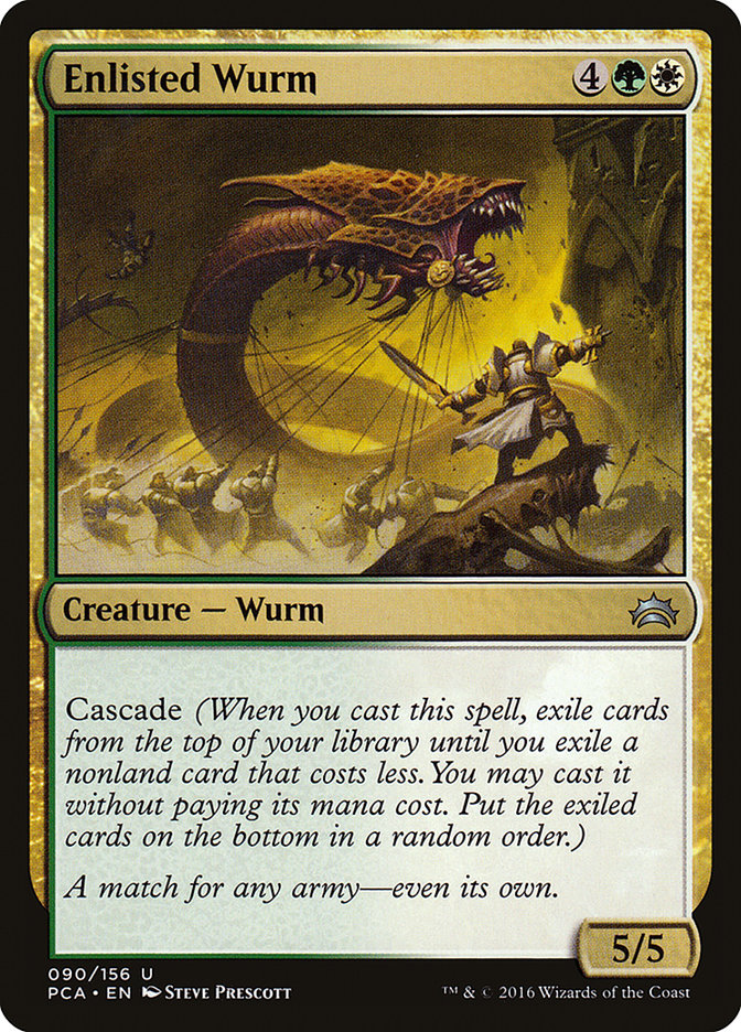 Enlisted Wurm [Planechase Anthology] | Golgari Games