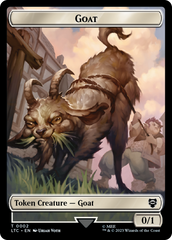 Bird // Goat Token [The Lord of the Rings: Tales of Middle-Earth Commander Tokens] | Golgari Games