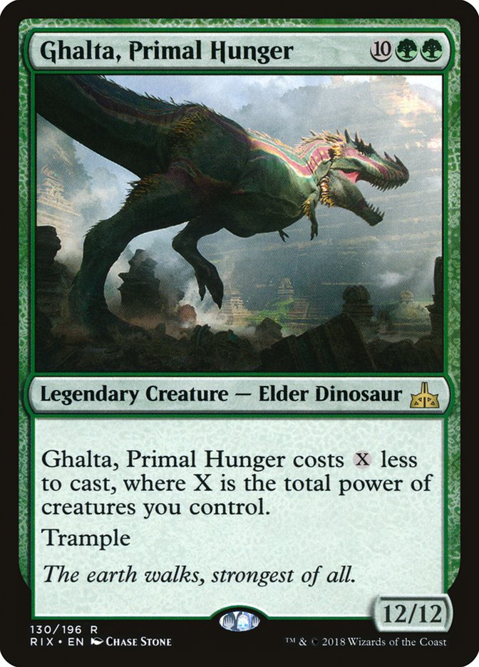 Ghalta, Primal Hunger [Rivals of Ixalan] | Golgari Games