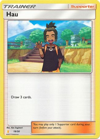 Hau (19/30) [Sun & Moon: Trainer Kit - Alolan Raichu] | Golgari Games