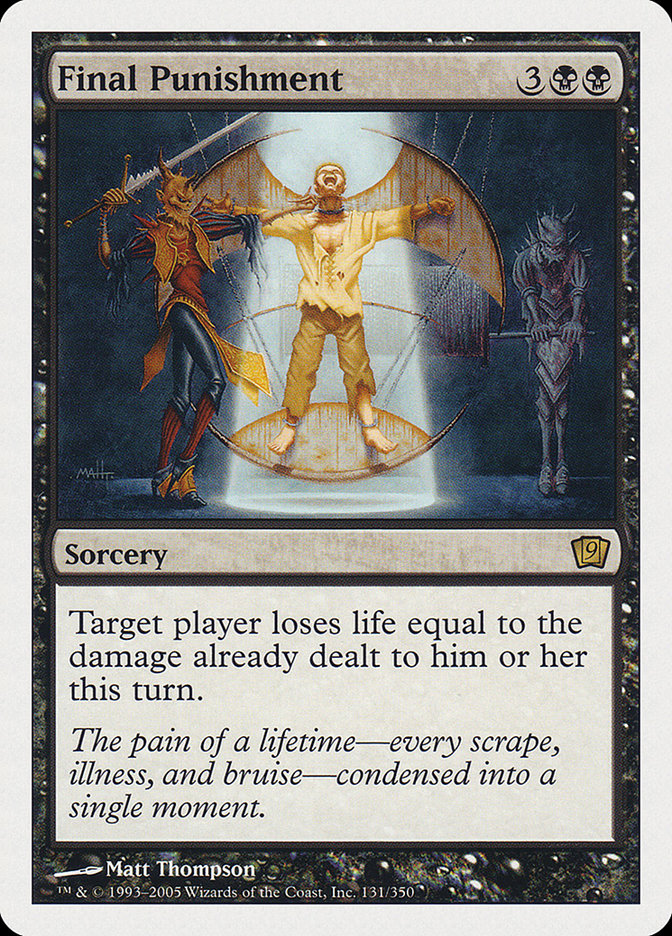 Final Punishment [Ninth Edition] | Local Legends