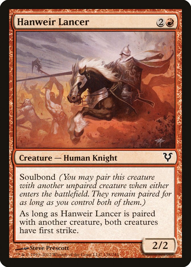 Hanweir Lancer [Avacyn Restored] | Golgari Games