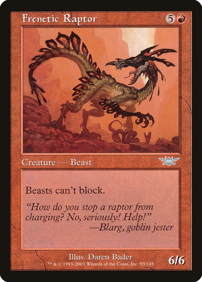 Frenetic Raptor [Legions] | Local Legends