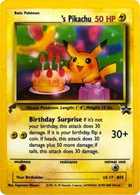 Pikachu (24) (Birthday) [Pikachu World Collection Promos] | Golgari Games