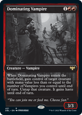 Dominating Vampire [Innistrad: Double Feature] | Golgari Games