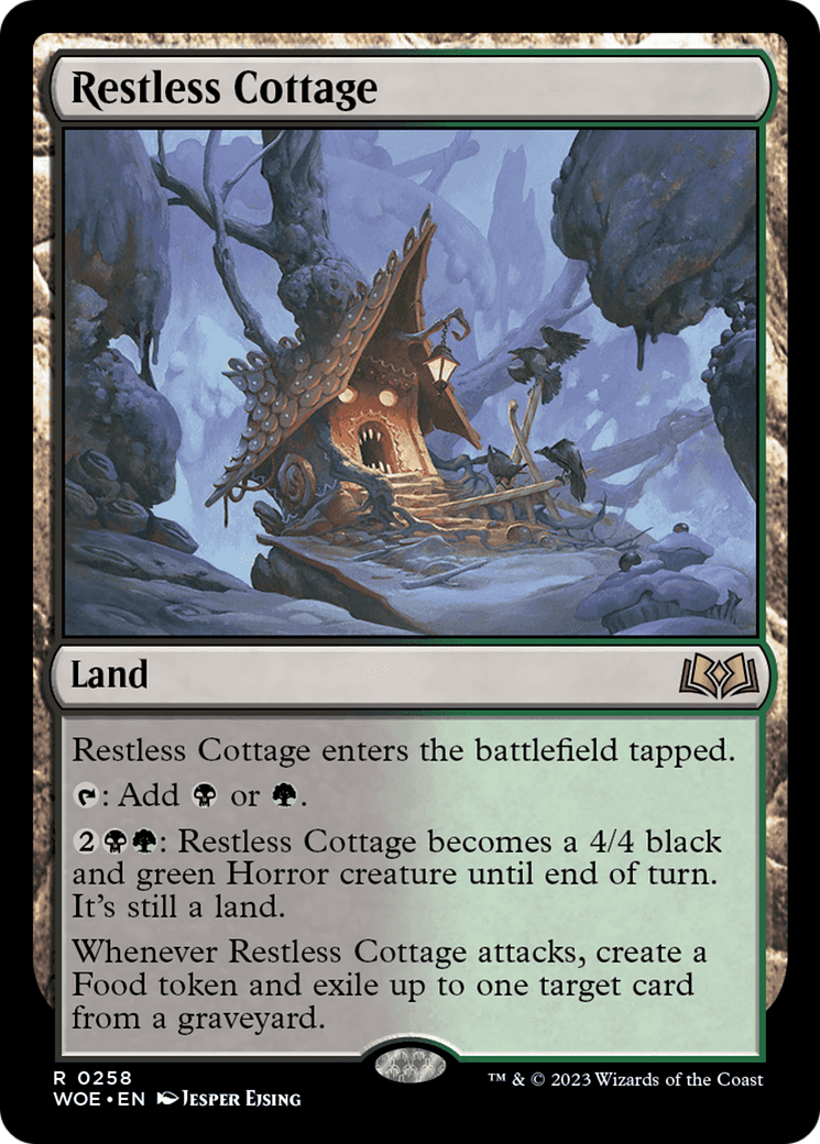 Restless Cottage [Wilds of Eldraine] | Golgari Games