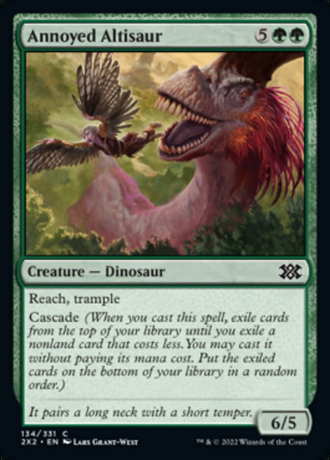 Annoyed Altisaur [Double Masters 2022] | Golgari Games