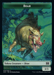 Boar // Treasure Double-sided Token [Double Masters 2022 Tokens] | Golgari Games