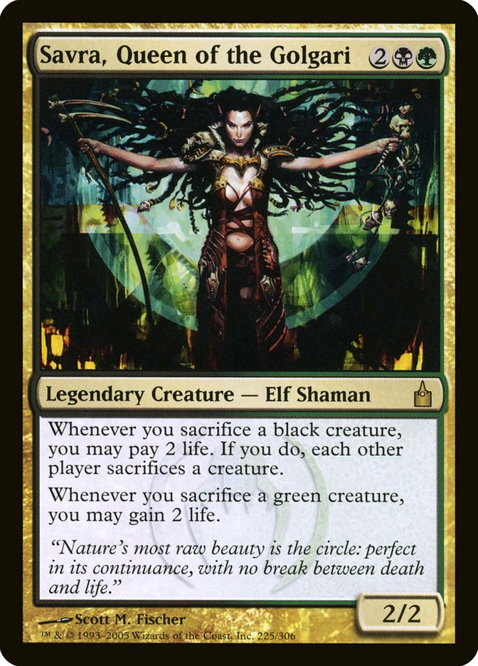 Savra, Queen of the Golgari [Ravnica: City of Guilds] | Local Legends