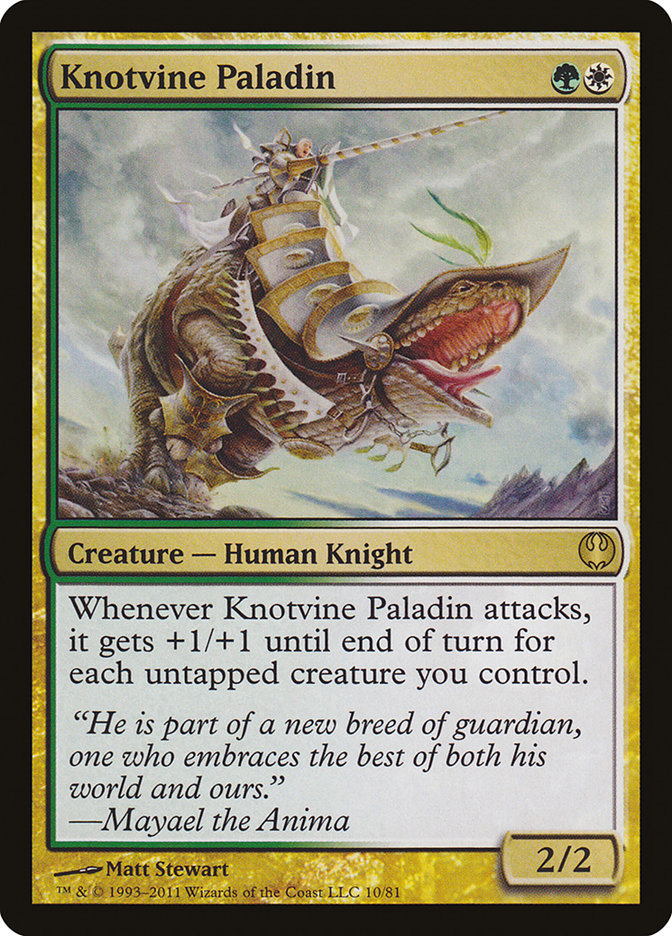 Knotvine Paladin [Duel Decks: Knights vs. Dragons] | Local Legends