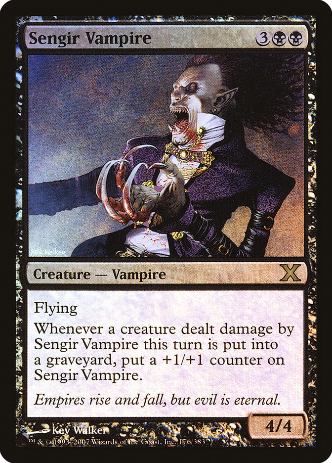 Sengir Vampire (Premium Foil) [Tenth Edition] | Local Legends