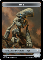 Phyrexian Germ // Myr Double-Sided Token [March of the Machine Commander Tokens] | Golgari Games