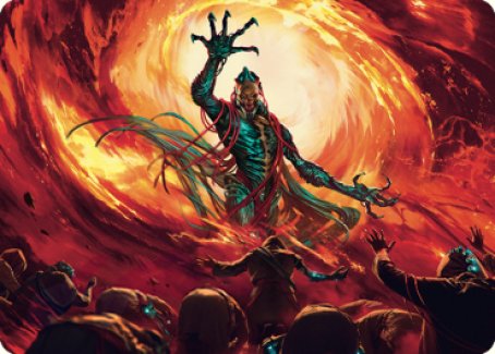 Gix, Yawgmoth Praetor Art Card [The Brothers' War Art Series] | Golgari Games