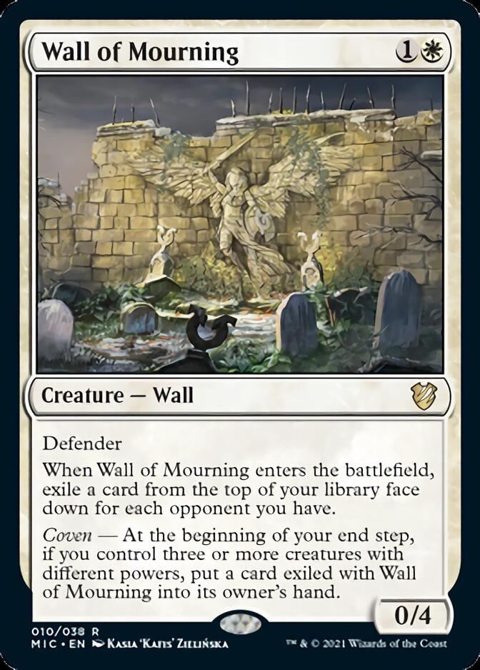 Wall of Mourning [Innistrad: Midnight Hunt Commander] | Local Legends