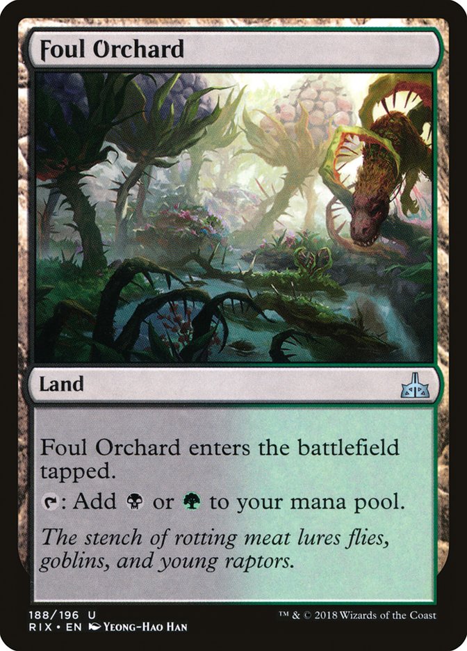 Foul Orchard [Rivals of Ixalan] | Golgari Games