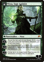 Nissa, Vastwood Seer // Nissa, Sage Animist [Magic Origins Prerelease Promos] | Golgari Games