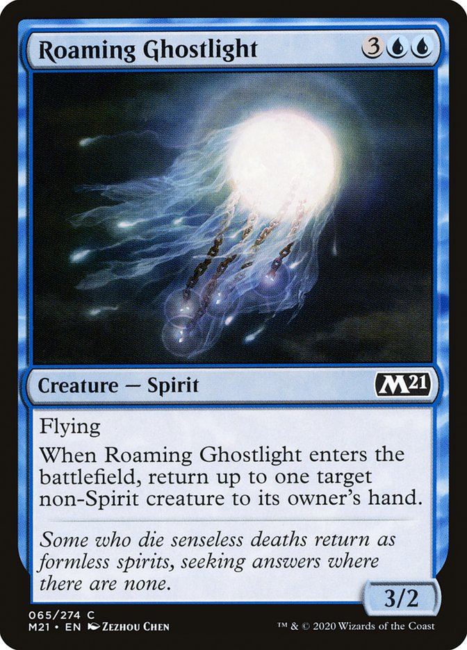 Roaming Ghostlight [Core Set 2021] | Golgari Games