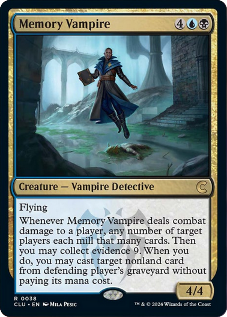 Memory Vampire [Ravnica: Clue Edition] | Local Legends