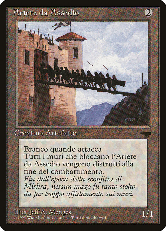 Battering Ram (Italian) - "Ariete da Assedio" [Rinascimento] | Golgari Games