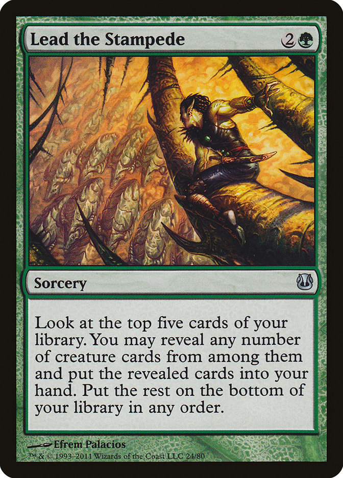 Lead the Stampede [Duel Decks: Ajani vs. Nicol Bolas] | Local Legends