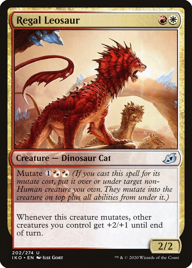 Regal Leosaur [Ikoria: Lair of Behemoths] | Golgari Games