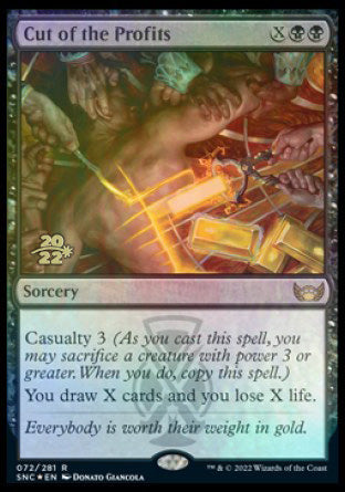 Cut of the Profits [Streets of New Capenna Prerelease Promos] | Local Legends