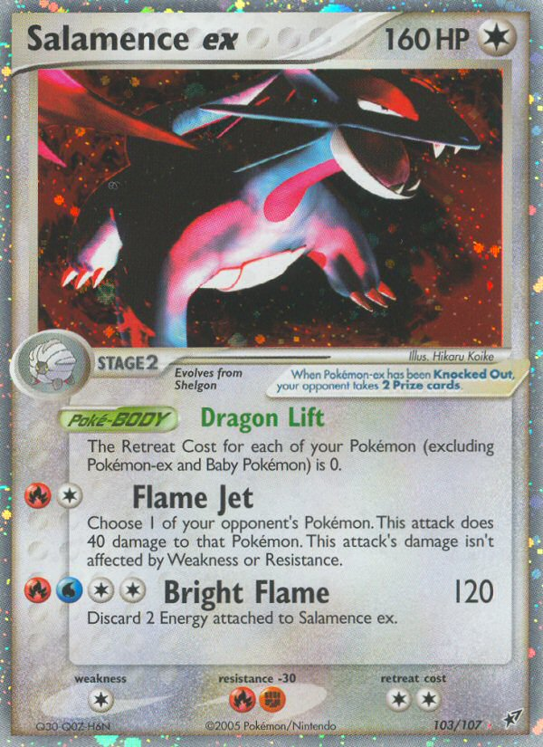 Salamence ex (103/107) [EX: Deoxys] | Golgari Games