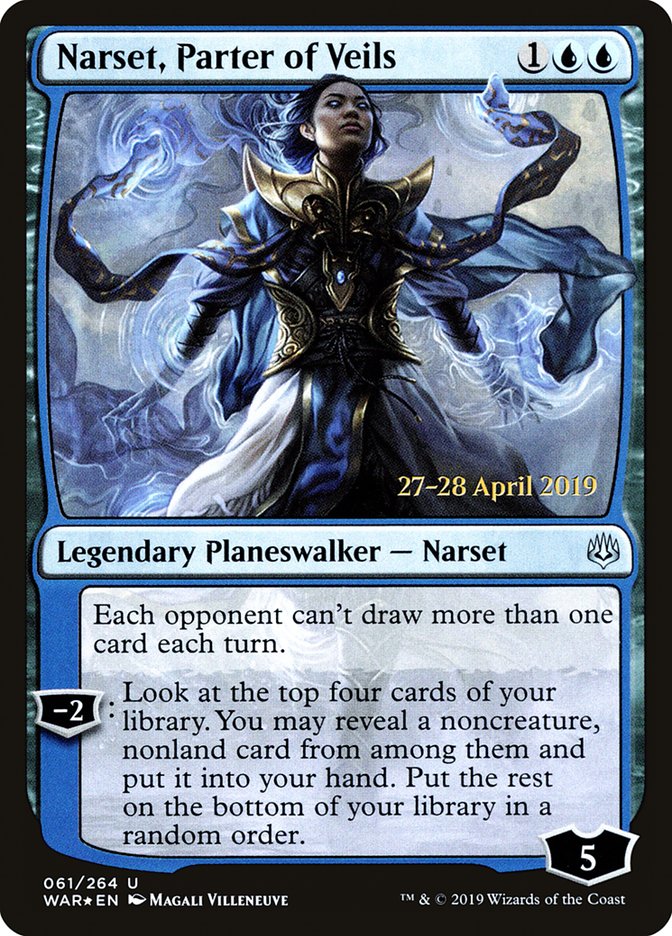 Narset, Parter of Veils [War of the Spark Prerelease Promos] | Golgari Games