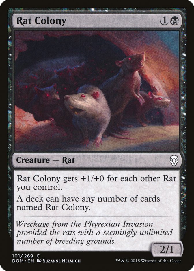 Rat Colony [Dominaria] | Golgari Games