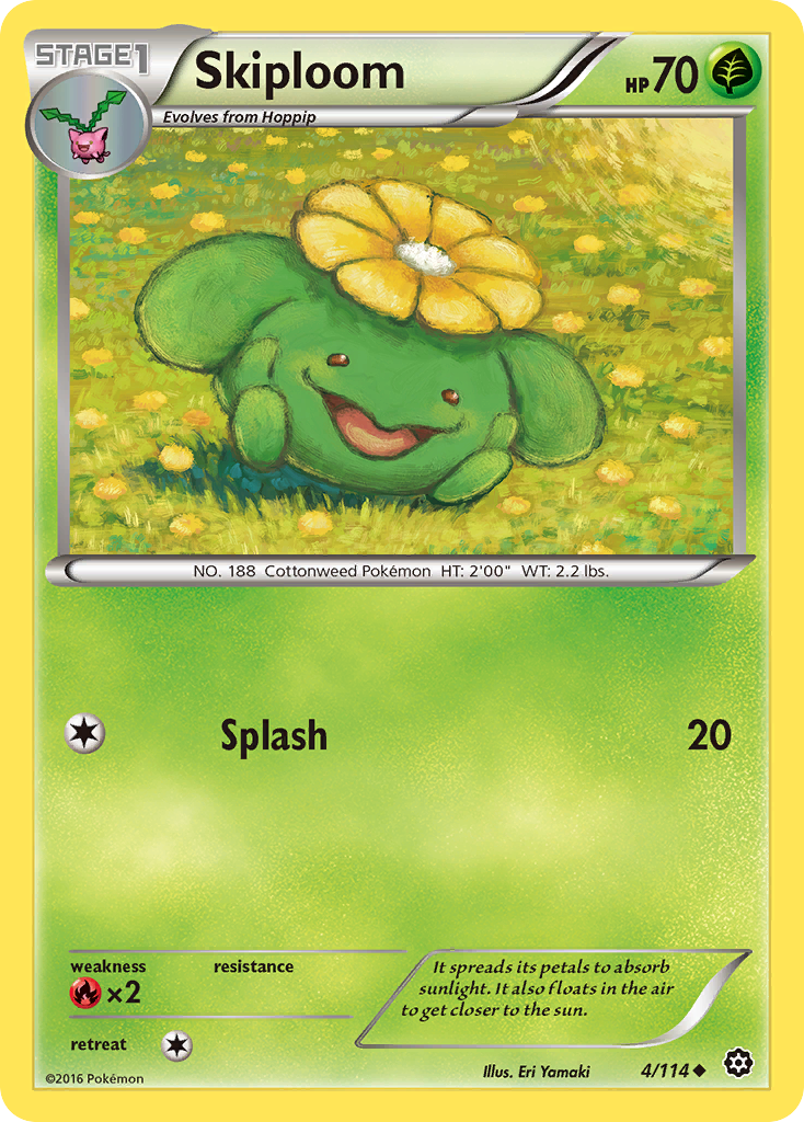 Skiploom (4/114) [XY: Steam Siege] | Golgari Games