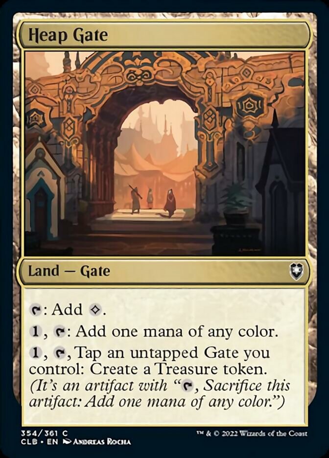 Heap Gate [Commander Legends: Battle for Baldur's Gate] | Golgari Games