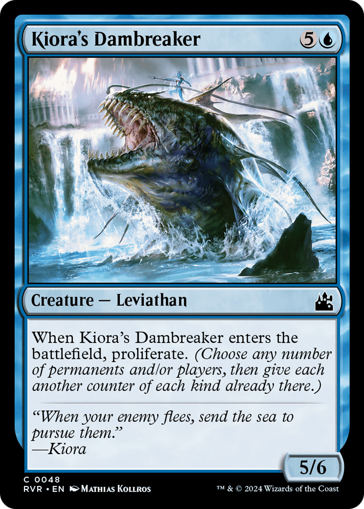 Kiora's Dambreaker [Ravnica Remastered] | Local Legends