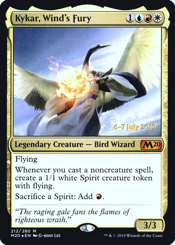 Kykar, Wind's Fury [Core Set 2020 Prerelease Promos] | Local Legends