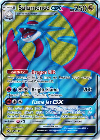 Salamence GX (SM139) (Jumbo Card) [Sun & Moon: Black Star Promos] | Golgari Games