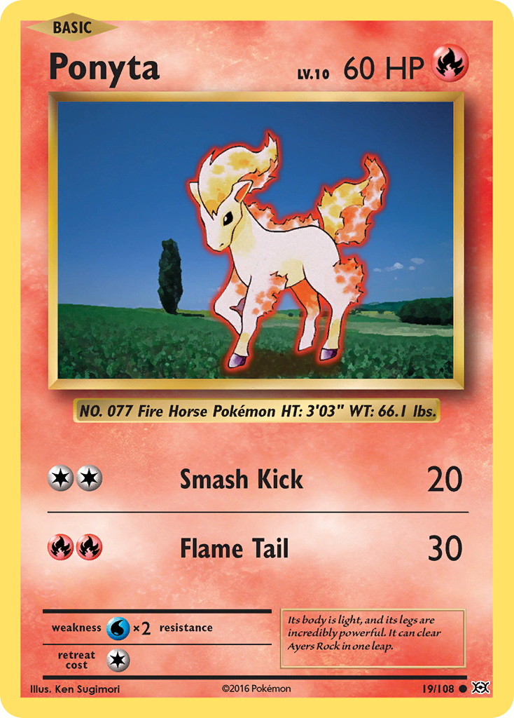 Ponyta (19/108) [XY: Evolutions] | Golgari Games