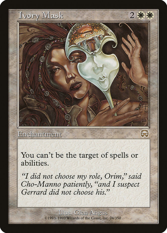 Ivory Mask [Mercadian Masques] | Local Legends